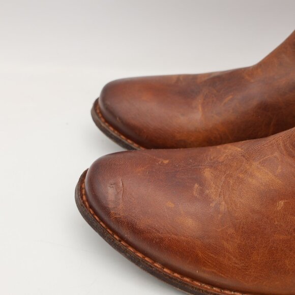 Frye Paige Tall Riding Boots Women's 6 B Brown Leather Western Cowgirl Rodeo - Picture 10 of 10